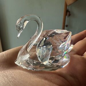 Swarovski Crystal Swan Figurine